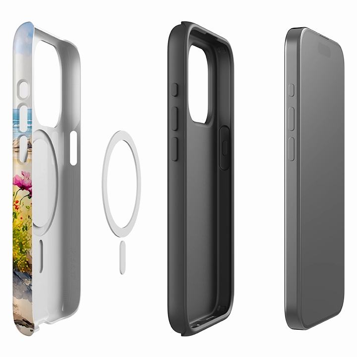 iPhone MagSafe Tough Case - Lakeside Light Touch