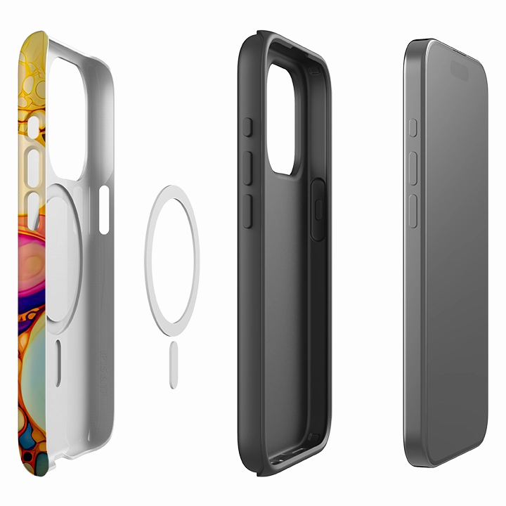 Smooth Texture Pattern Sport Inspired iPhone MagSafe Tough Case - Liquid Galaxy