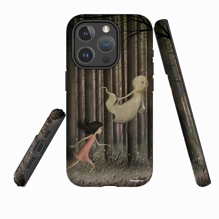 iPhone MagSafe Tough Case - Little Ghost By Maja Lindberg Easy Access