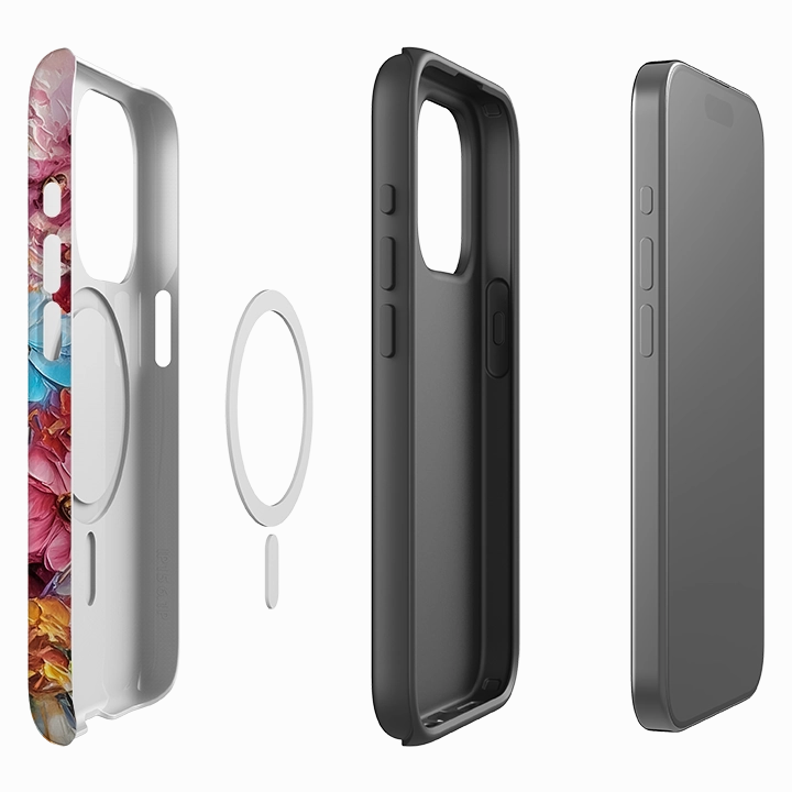 Comfort Pattern Glossy Look iPhone MagSafe Tough Case -  Littleport