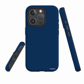 Non slip grip iPhone MagSafe Tough Case -  London Blue