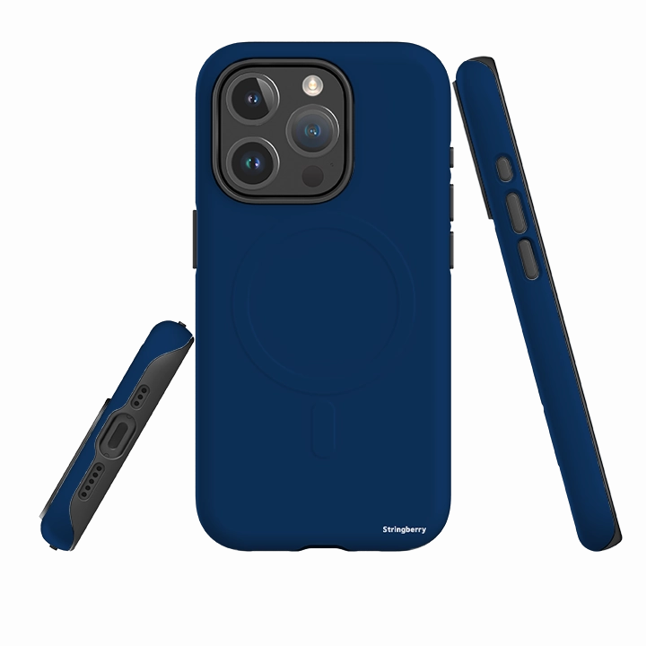 Soft Frame iPhone MagSafe Tough Case -  London Blue