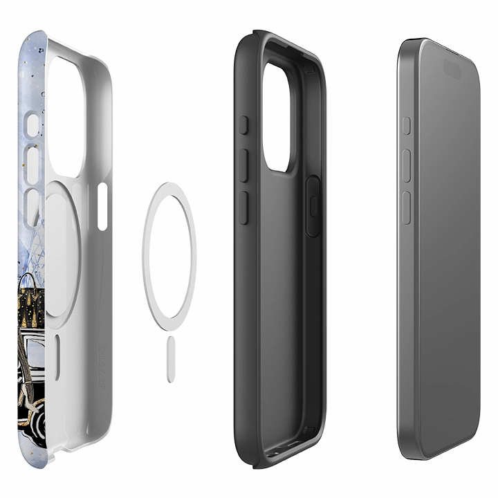 iPhone MagSafe Tough Case -  London Icons Smooth Shape