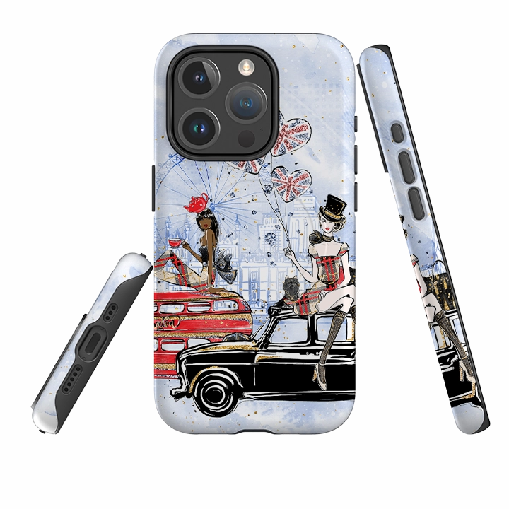 iPhone MagSafe Tough Case -  London Icons Daily Style Light Design