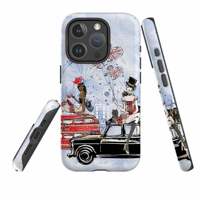 Transparent Shell iPhone MagSafe Tough Case -  London Icons