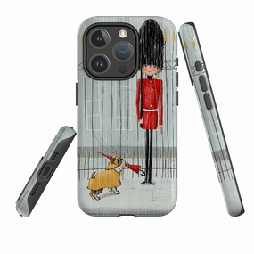 Comfort Pattern Texture iPhone MagSafe Tough Case -  London In Rain By Maja Lindberg