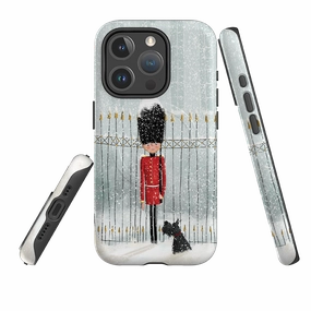 iPhone MagSafe Tough Case -  London in snow By Maja Lindberg Durable touch Durable Edge