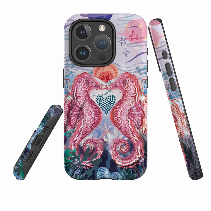 iPhone MagSafe Tough Case - Lovesick In Polperro By Emma Frances Grant Protective Design Layer