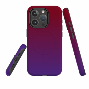 Hybrid Pattern iPhone MagSafe Tough Case - Luminous By Kitty Joseph