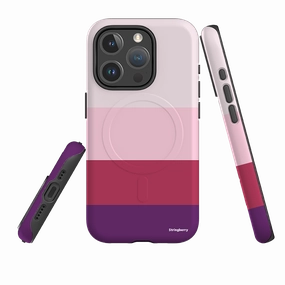 Screen Bumper iPhone MagSafe Tough Case - Lyon Chroma