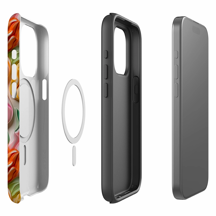 iPhone MagSafe Tough Case - Maastricht Tulips Strong Outline