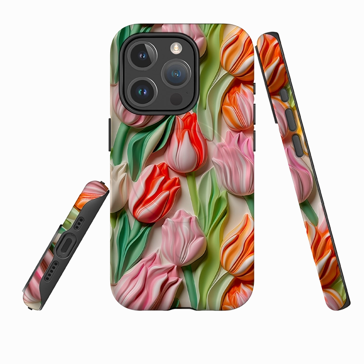 iPhone MagSafe Tough Case - Maastricht Tulips Elegant Edge
