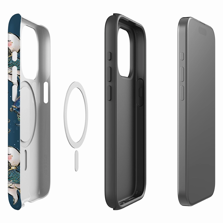 Polished Edge iPhone MagSafe Tough Case -  Magic Alice