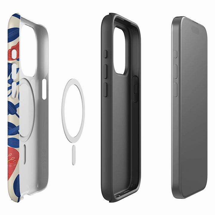 Classic Pattern Travel Companion iPhone MagSafe Tough Case - May II By Nina Pace