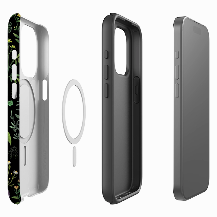 iPhone MagSafe Tough Case -  Medieval Herbal By Anna Stead Luxury Style Office Accessory