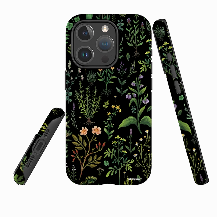 iPhone MagSafe Tough Case -  Medieval Herbal By Anna Stead Shock Absorbing daily protection