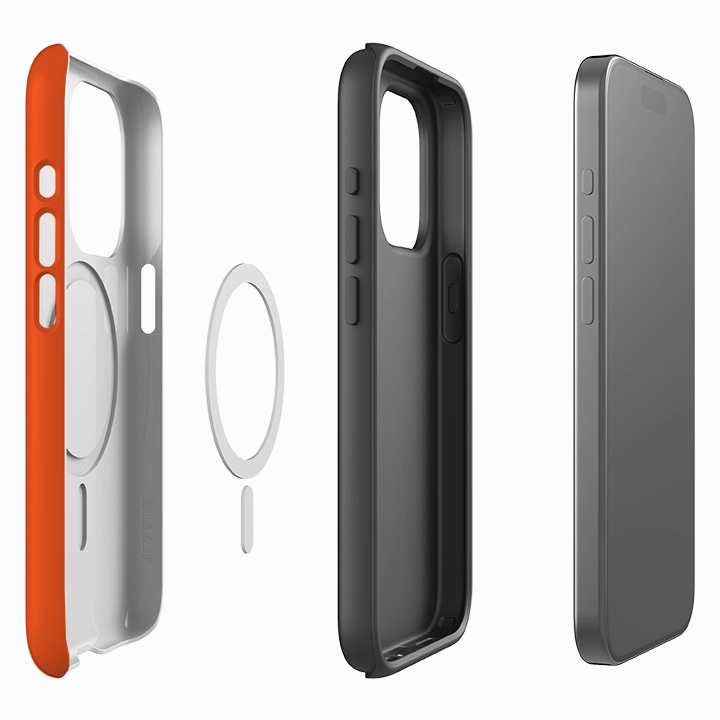 iPhone MagSafe Tough Case -  Melbourne Red Port Protection Fashion Look