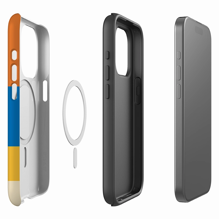 Clean Texture Elegant Finish iPhone MagSafe Tough Case -  Miami Chroma