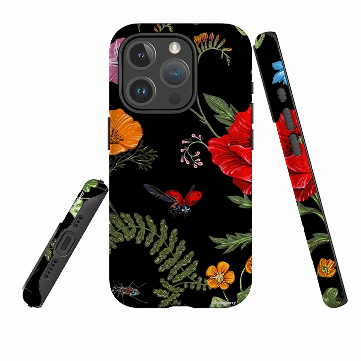 Vivid Design Texture iPhone MagSafe Tough Case -  Moonlight Garden