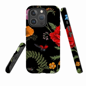 iPhone MagSafe Tough Case -  Moonlight Garden Luxury Appeal Ergonomic Shape