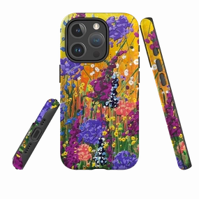 iPhone MagSafe Tough Case - Morning Glory By Linda Calvert Jacobson Gloss Layer Finish