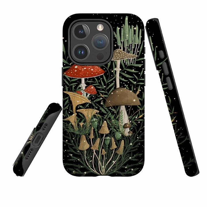 iPhone MagSafe Tough Case - Mushroom Magic By Maja Lindberg Sport Inspired Elegant Build