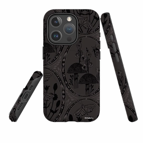 Lightweight Build iPhone MagSafe Tough Case -  Mushrooms By Nina Pace