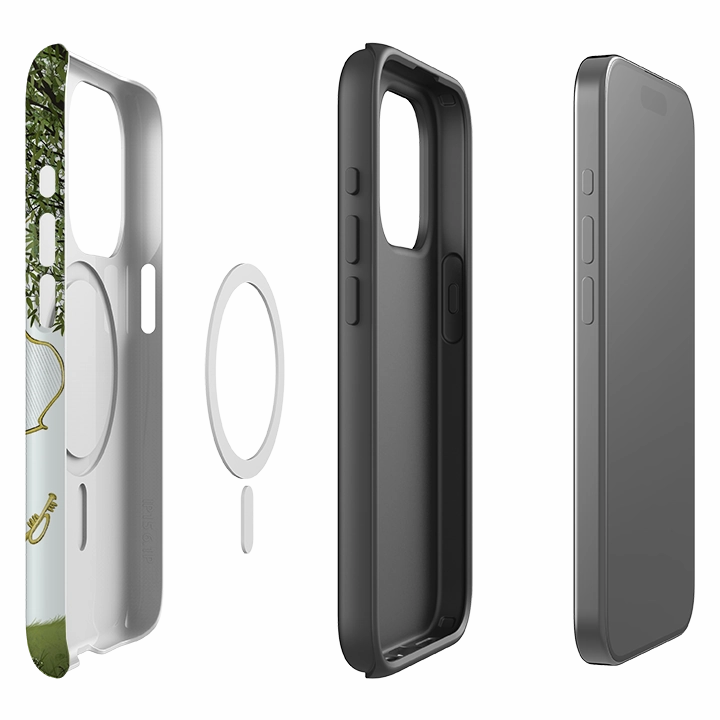 iPhone MagSafe Tough Case - Music Tree By Maja Lindberg Matte Texture Comfort Use