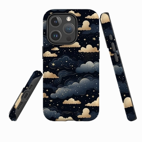 Color Layer iPhone MagSafe Tough Case - Night Clouds