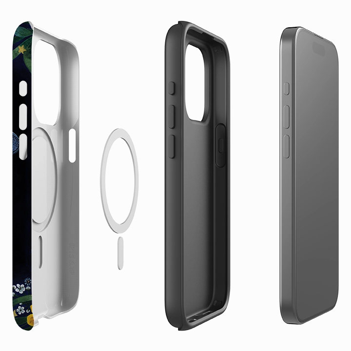 iPhone MagSafe Tough Case -  Night Moth By Maria Matos Everyday Style Strong Outline