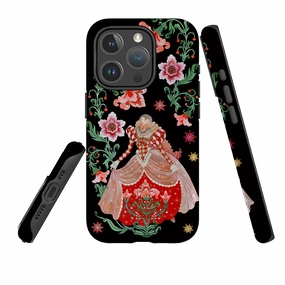 Wireless Compatible iPhone MagSafe Tough Case - Nine Ladies Dancing By Maria Matos