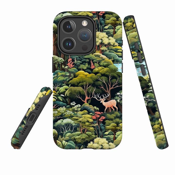 Smooth Texture Pattern Metal Texture iPhone MagSafe Tough Case -  Odenwald Park