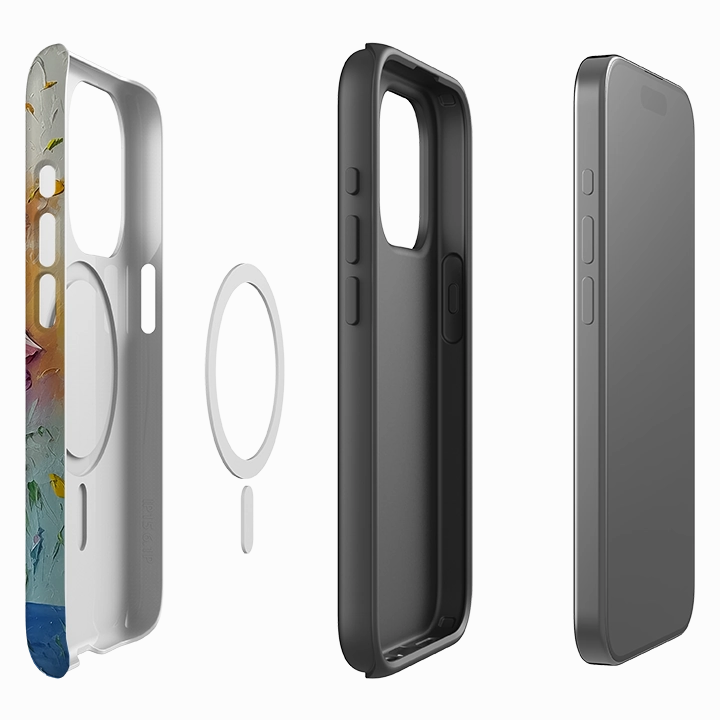 Smooth Form Texture Glossy Look iPhone MagSafe Tough Case -  Old Weston