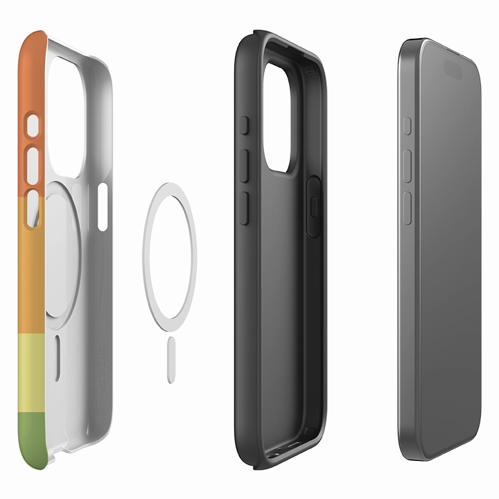 iPhone MagSafe Tough Case -  Osaka Chroma Smooth Edges Soft Material