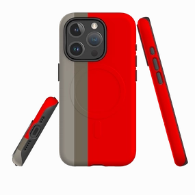 Protective Craft Refined Texture iPhone MagSafe Tough Case - Paris Chroma Stripe