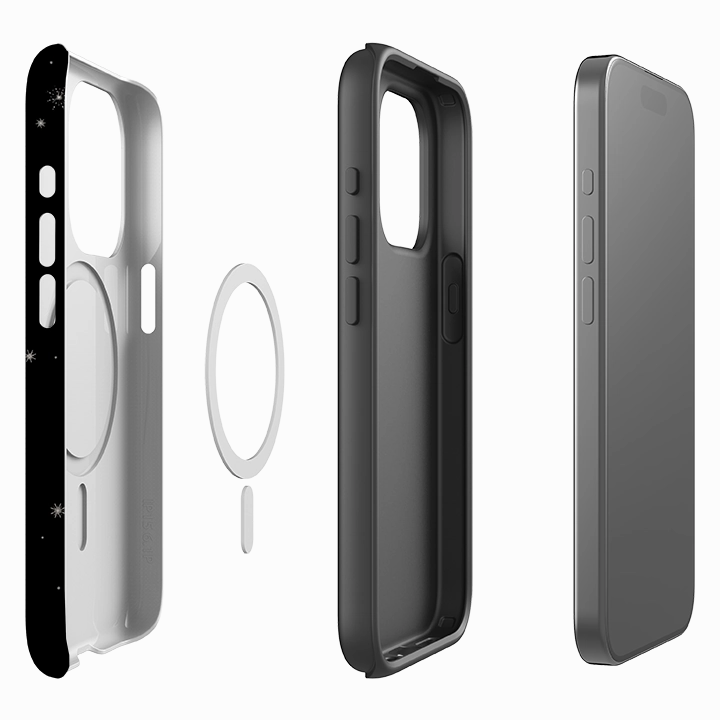 iPhone MagSafe Tough Case - Patreon Black By Maja Lindberg Hybrid Look Premium Feel Layer