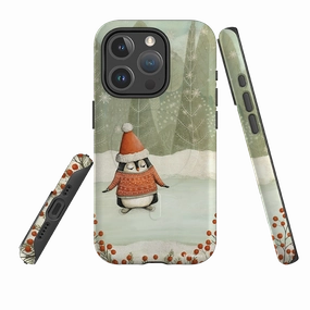 iPhone MagSafe Tough Case - Penguin By Maja Lindberg Premium Grip Practical Look