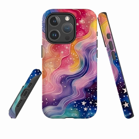Trendy Design iPhone MagSafe Tough Case - Rainbow Stars V
