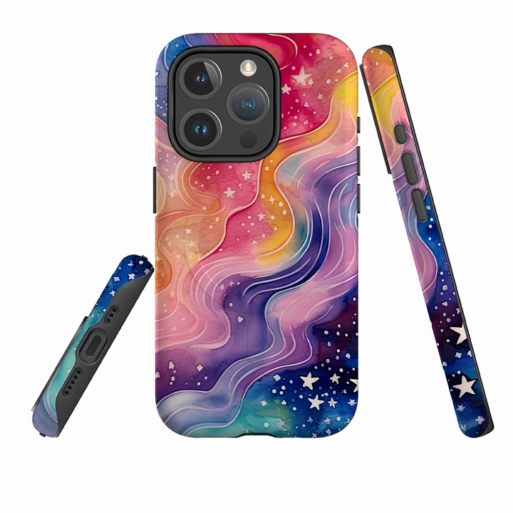 Trendy Design iPhone MagSafe Tough Case - Rainbow Stars V