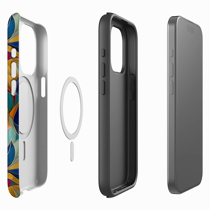 Urban Fashion iPhone MagSafe Tough Case - River Leaves