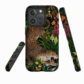 iPhone MagSafe Tough Case -  Roaring Leopard By Bex Parkin Compact Feel