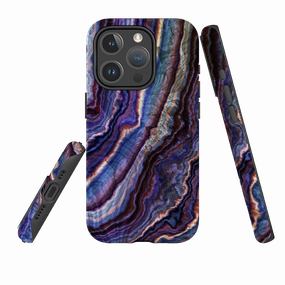 Light Form Protective Texture Finish iPhone MagSafe Tough Case -  Royal Agate