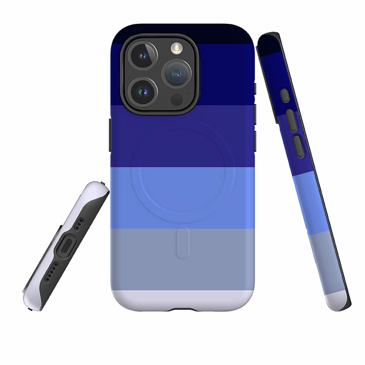 iPhone MagSafe Tough Case - Sapphire Grade By Kitty Joseph Vivid Pattern Design Stylish frame