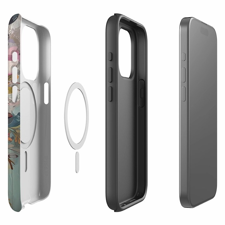 Compact Style Protective Look iPhone MagSafe Tough Case - Scott Floral