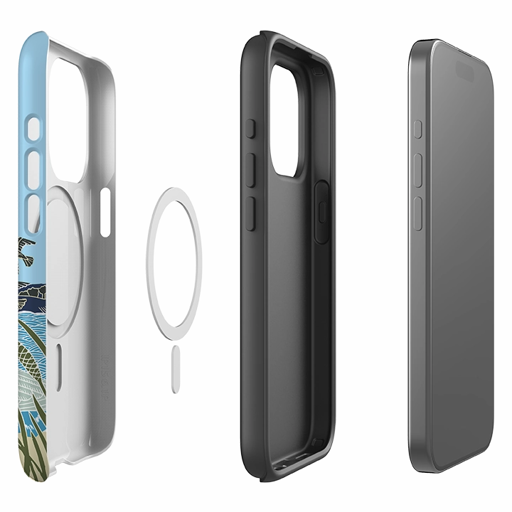 Durable Edge Finish Premium Style iPhone MagSafe Tough Case - Seagulls And Seals By Kate heiss