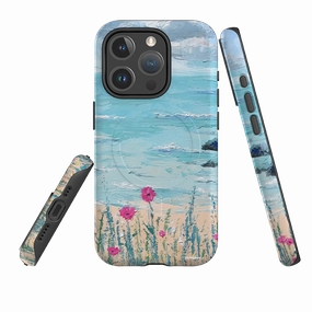 iPhone MagSafe Tough Case -  Seascape By Mary Stubberfield Smooth Layer