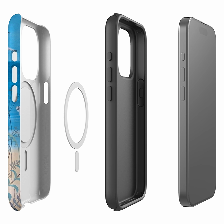 Refined Form iPhone MagSafe Tough Case - Seaside Dog By Mary Stubberfield