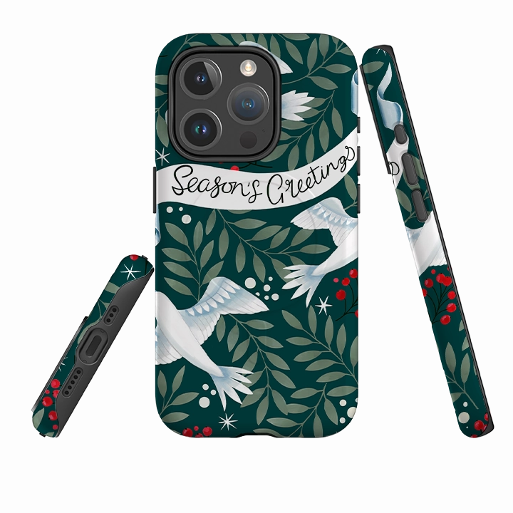 iPhone MagSafe Tough Case - Seasons Greetings By Bex Parkin Durable Material