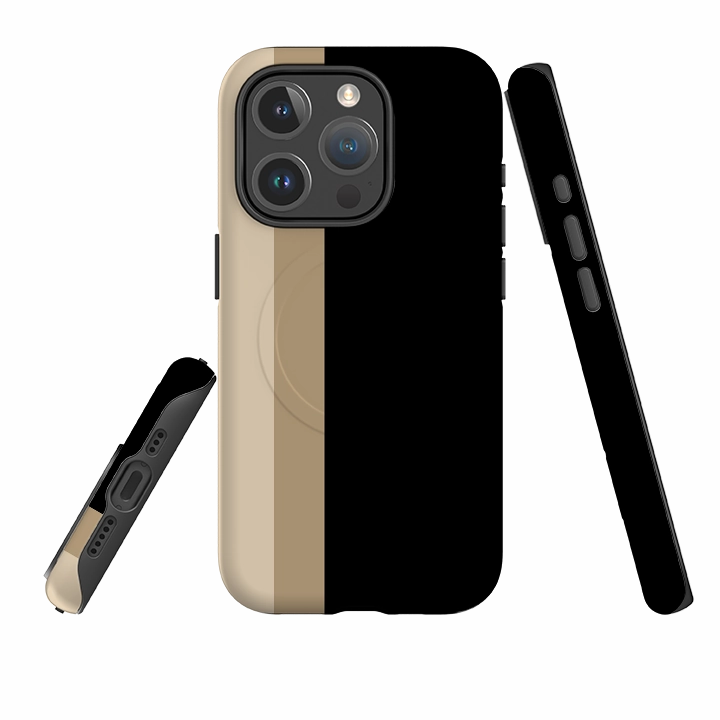 Luxury Finish Color Gradient iPhone MagSafe Tough Case - Seoul Chroma Stripe