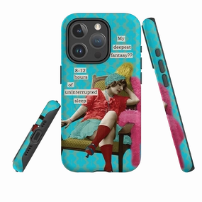 Premium Texture Design Minimal Look iPhone MagSafe Tough Case - Sleep By Clare Jordan